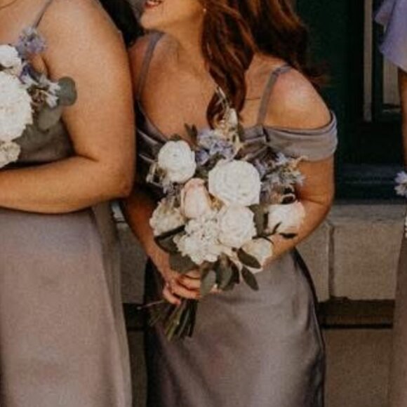 Bridesmaids Dress - Dusty Blue - Picture 1 of 6